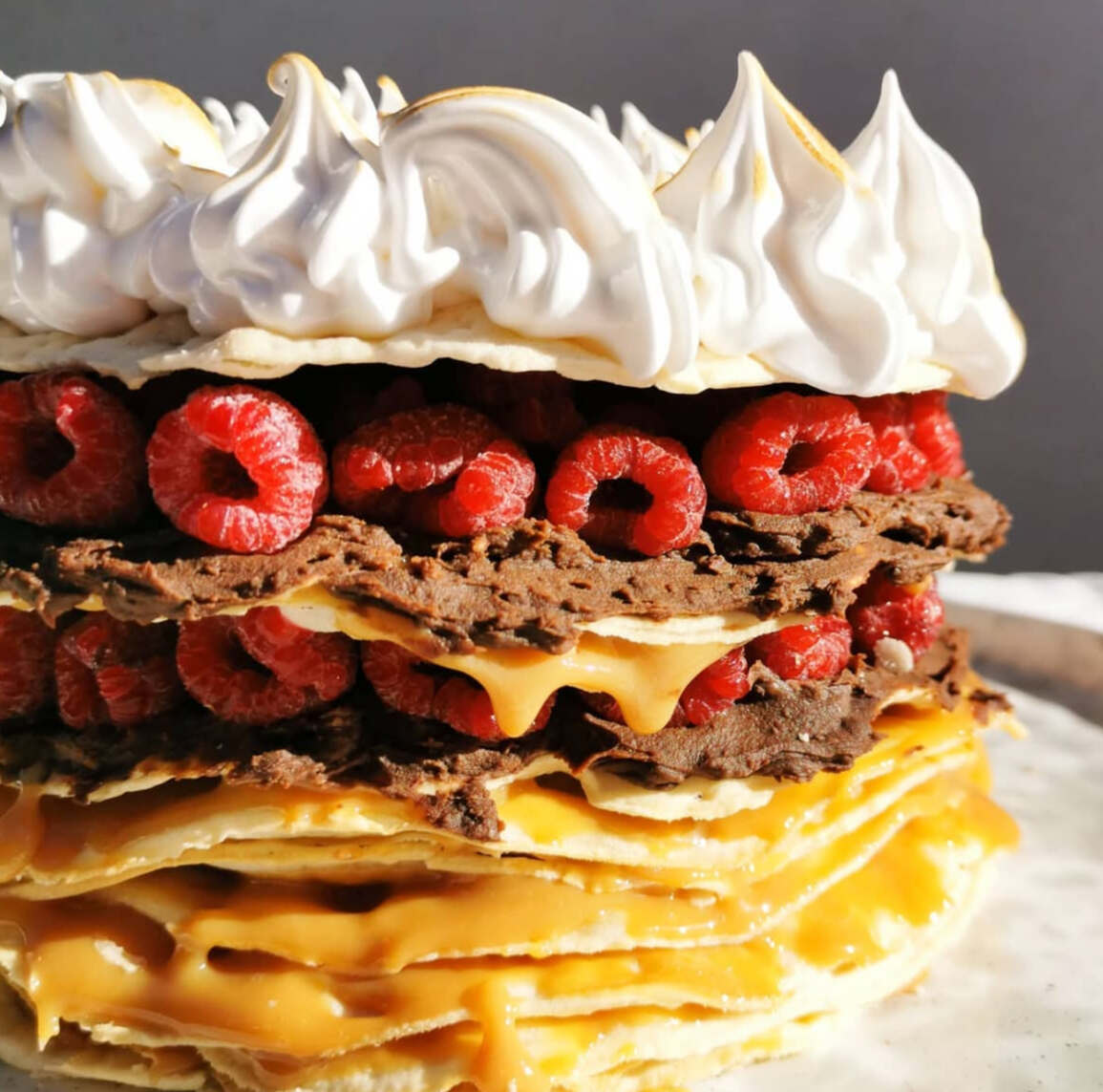 Torta de hojarasca